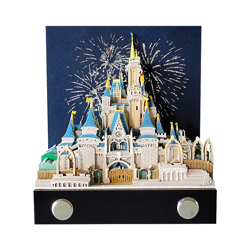 2pcs A Set Fairy Castle Omoshiroi Block Memo Pad Notepad Office Supplies School Stationery Customized Notepad Tear Off Pads Gift