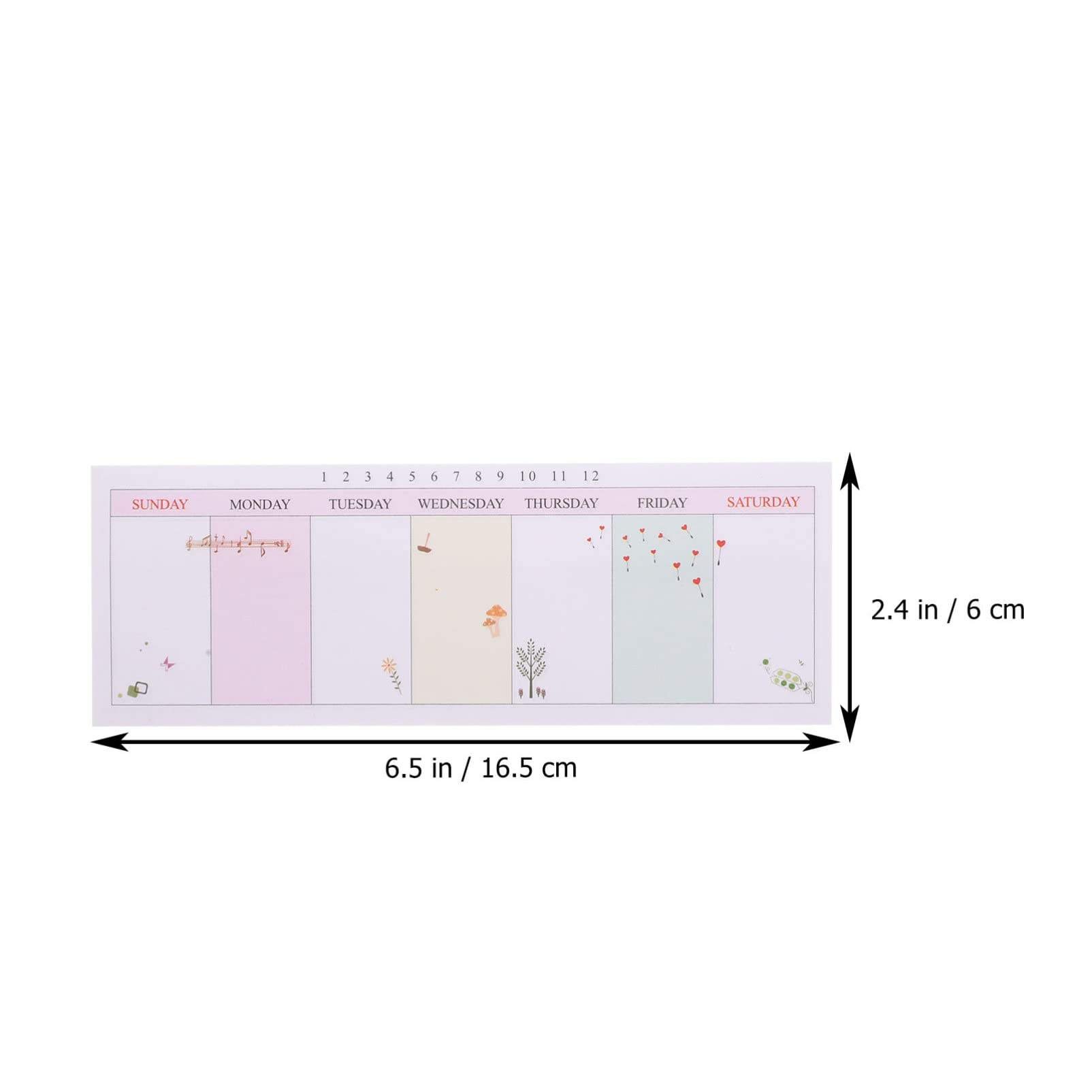 Customize Tear off Office Supplies Monthly Weekly Planner to Do List Calendar Sticky Bookmarks Magnetic Notepads