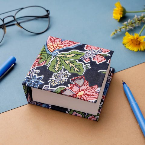 Handcrafted Classic Jumbo Floral Printed Notepad Desk Pad Corporate Gift Sets