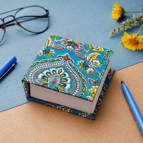 Handcrafted Classic Jumbo Floral Printed Notepad Desk Pad Corporate Gift Sets