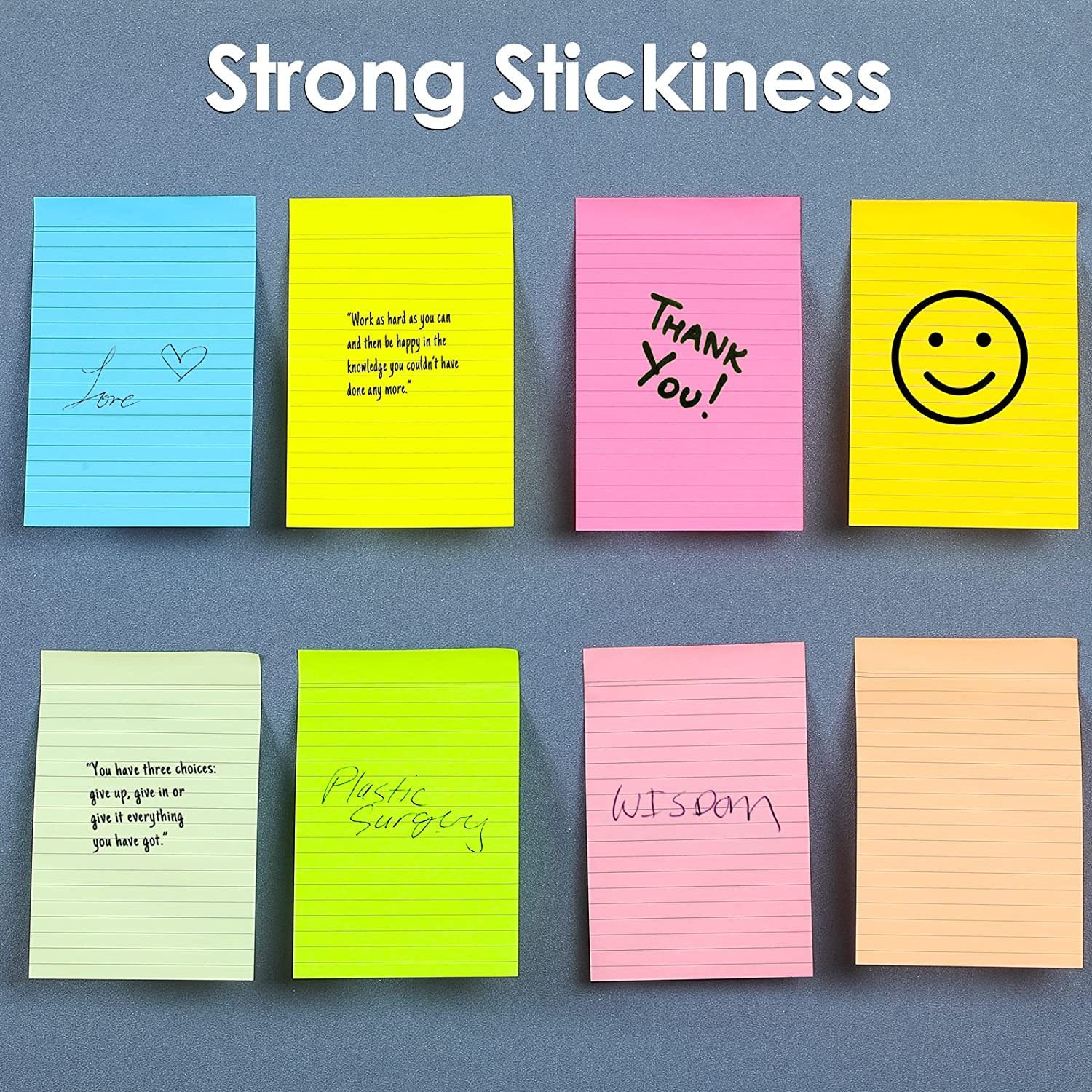 Wholesale Custom Sticky Notes School office colorful Memo Pad Writing Notes