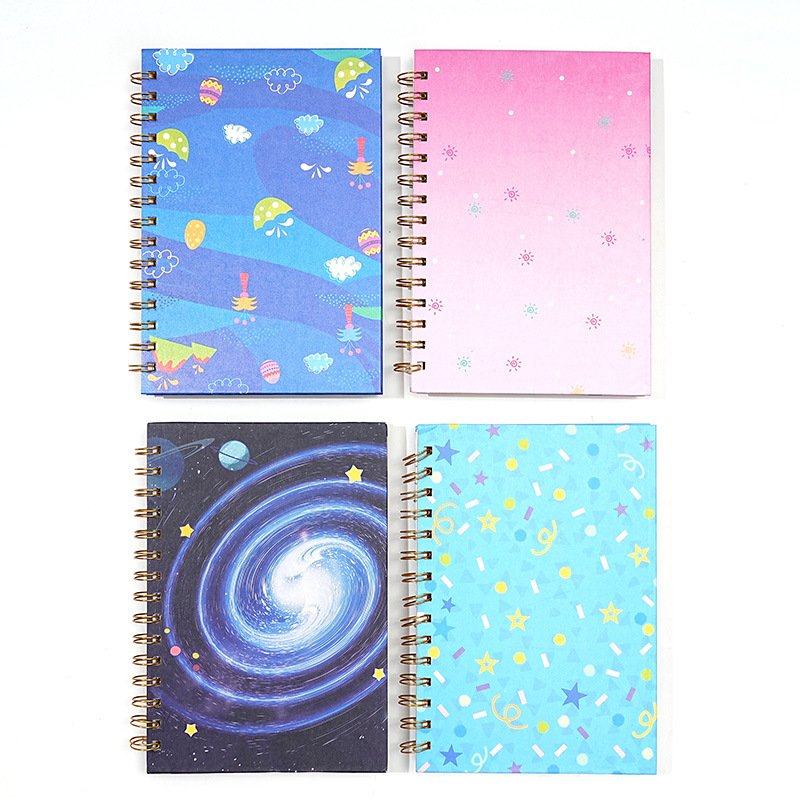 Soododo Novelty designs Custom various colors Silicone bubble cover Spiral Antistress popping notebook journals Wholesale