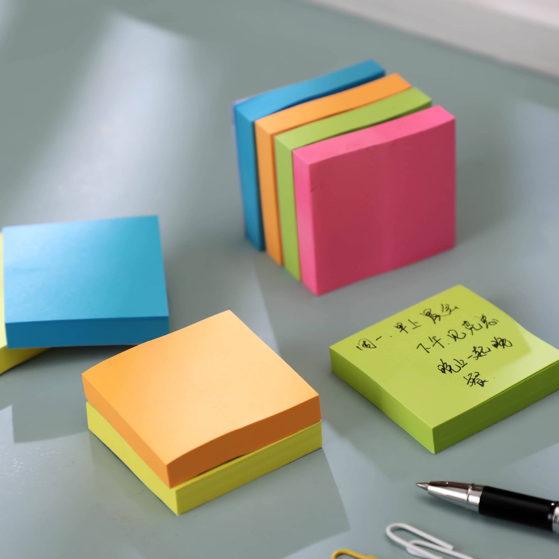 Wholesale Custom Memo Pad Sticky Notes Index Posted Paper Stickers School Supplies Writing & Office Stationery Use Note Pad