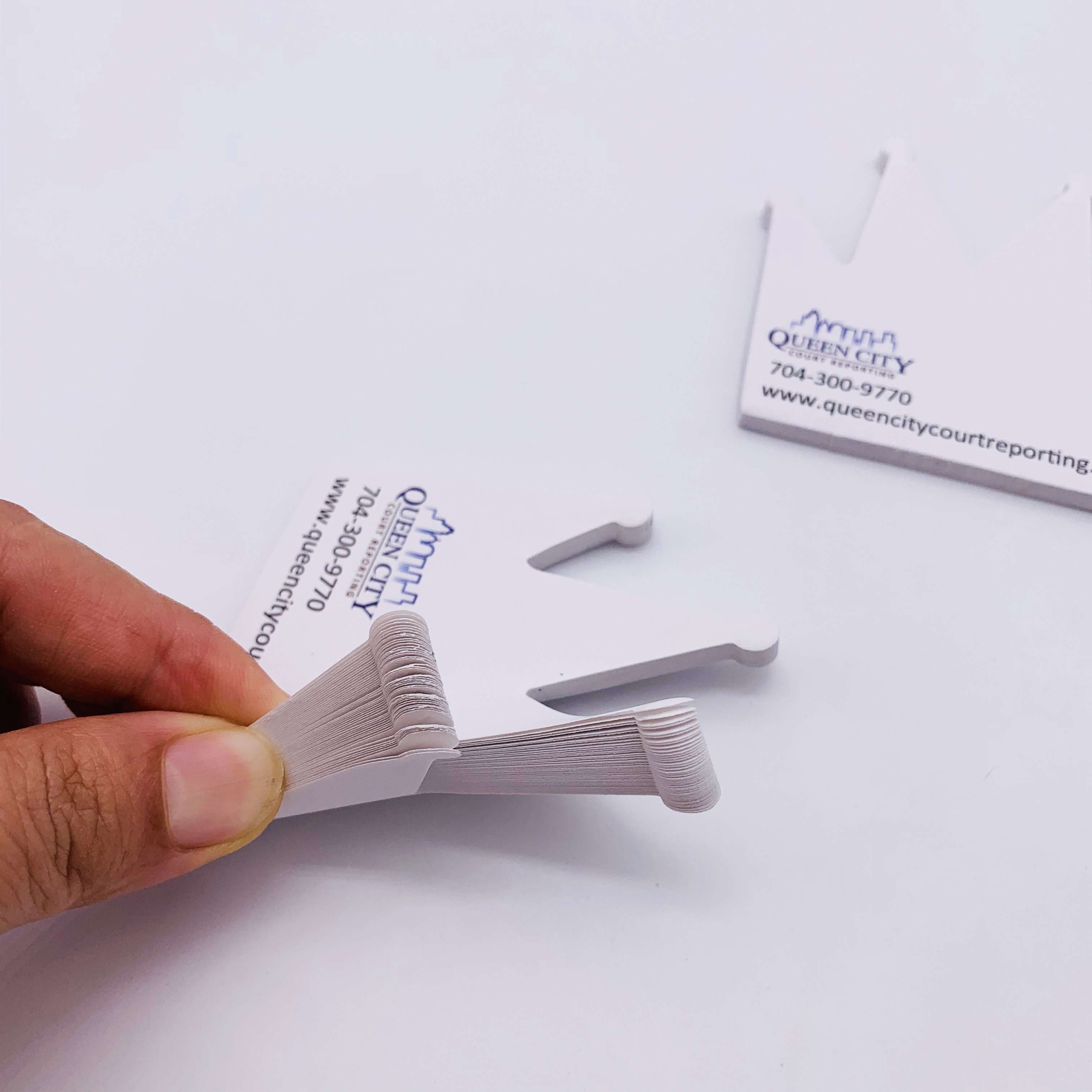 Crown shape sticky note pad post memo custom