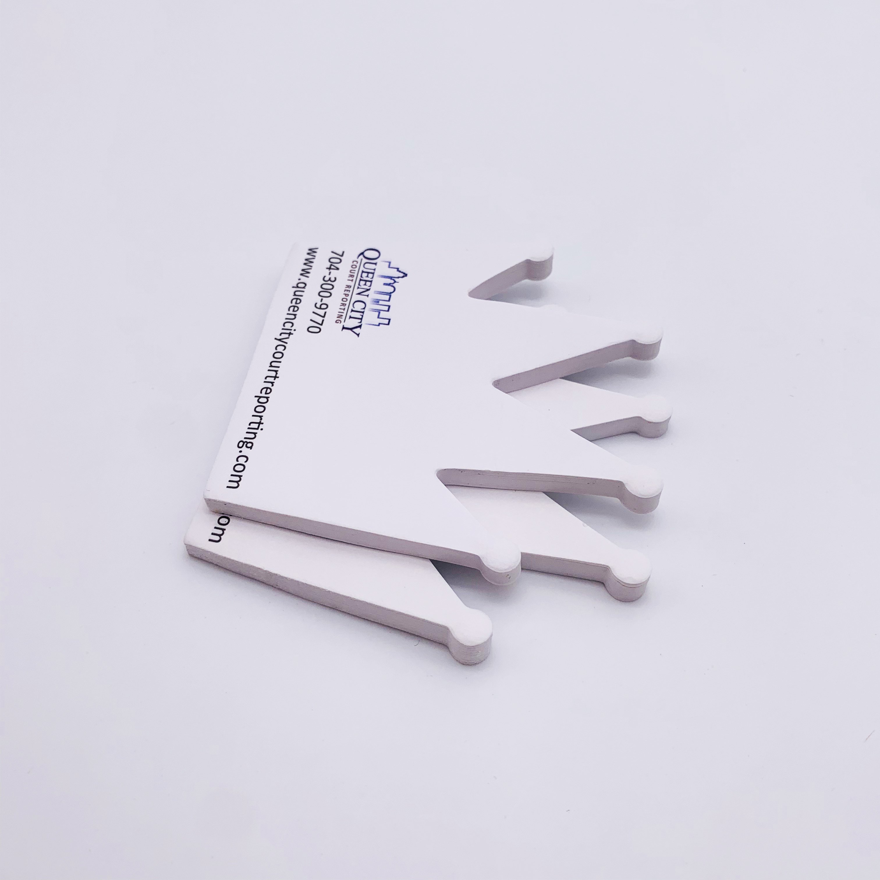 Crown shape sticky note pad post memo custom