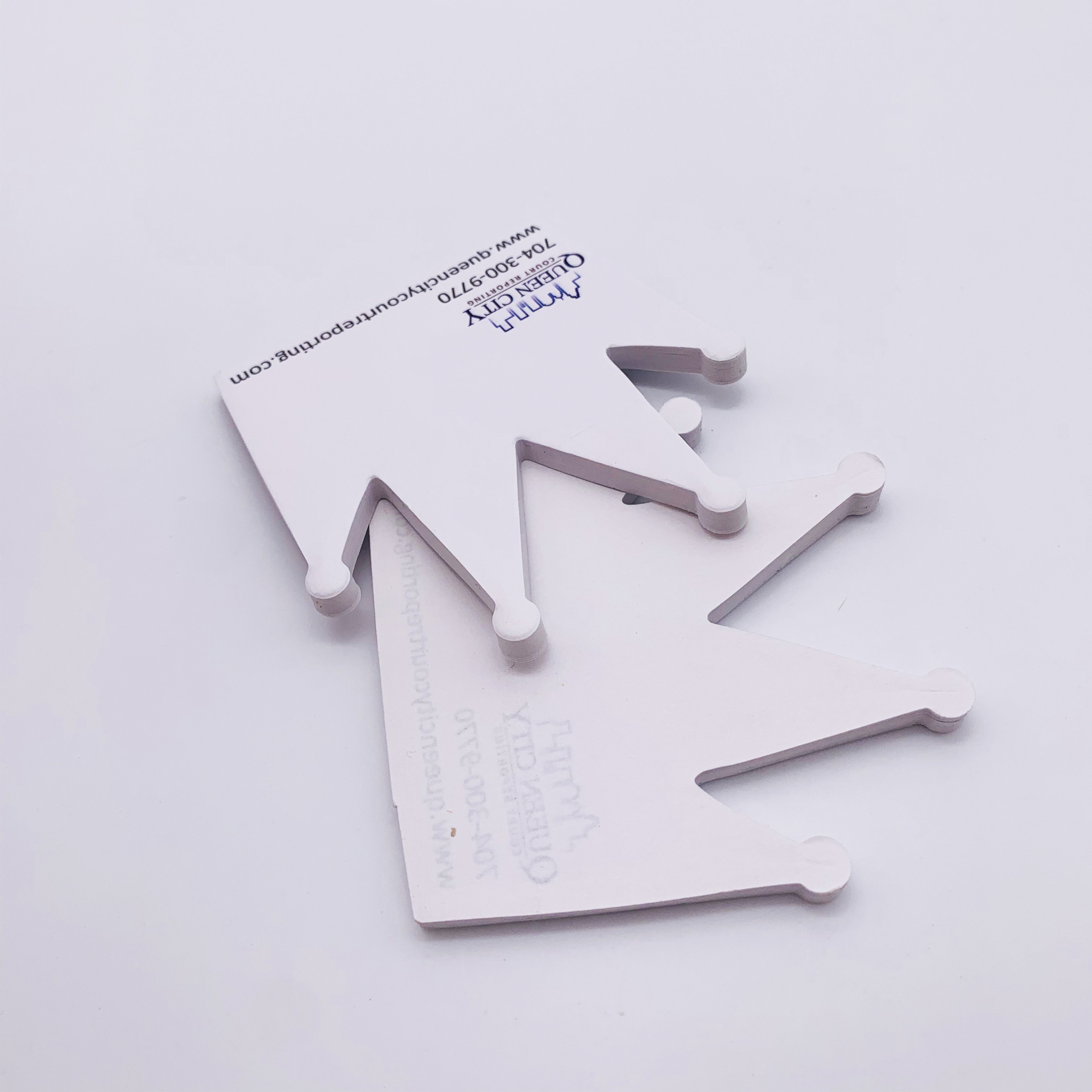 Crown shape sticky note pad post memo custom