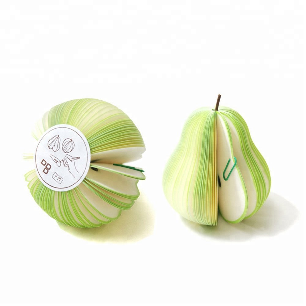 customized 3D fruit sticky notepad