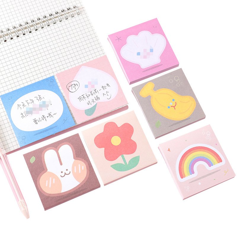 custom Stationery Computer Style pad Girls Pink Sticky Notes Portable Word Notepad Cute Memo Pad