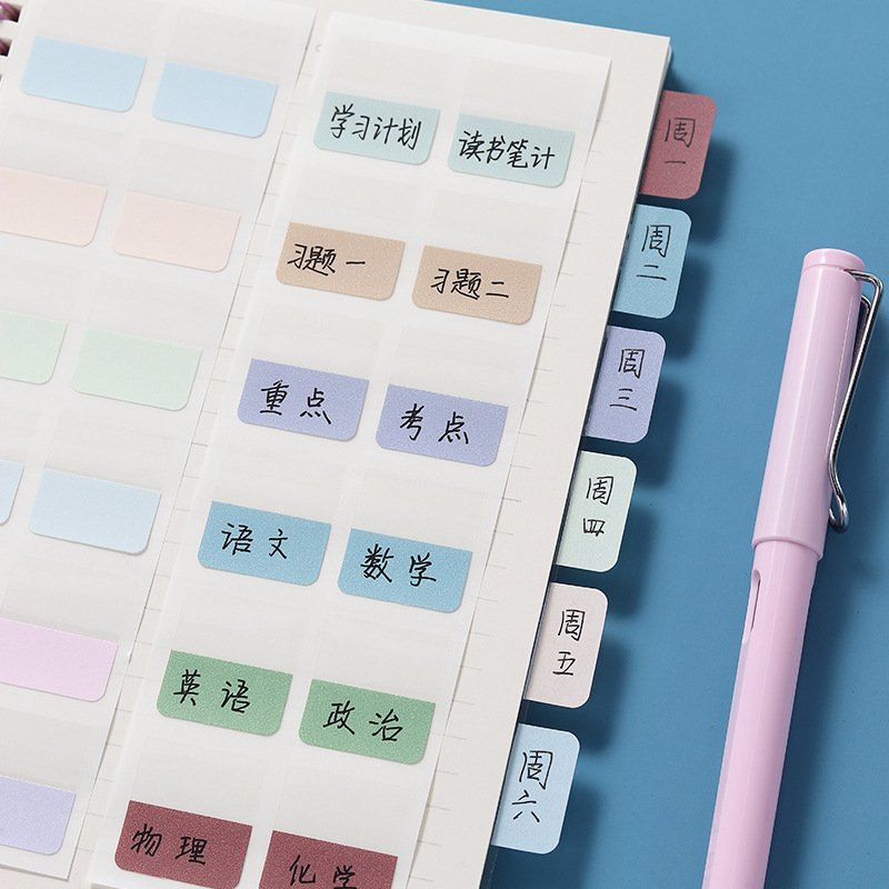 2023 Factory Sale Cheap Customize Logo New Mini School Office Strong Adhesion Colorful Memo Cute Portable Pads