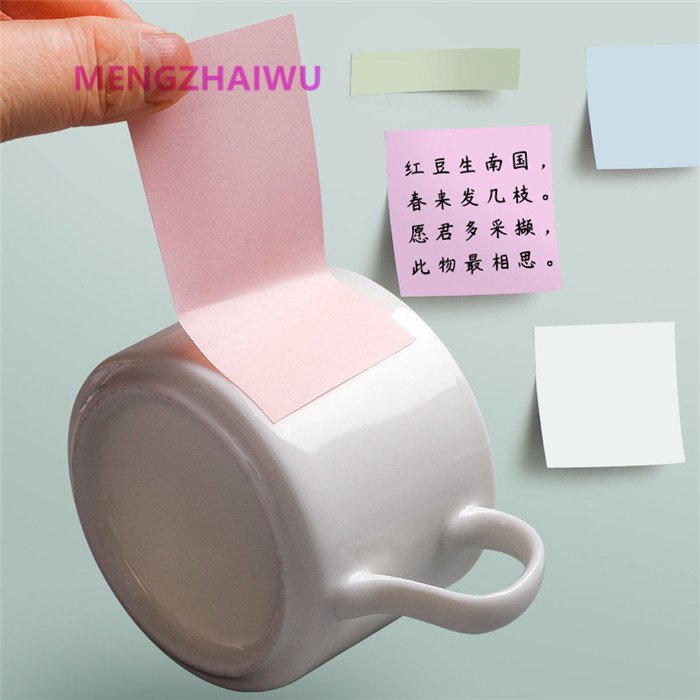 Wholesale office stationery store online planet pink large sticky notes school students weekly thick memo pad