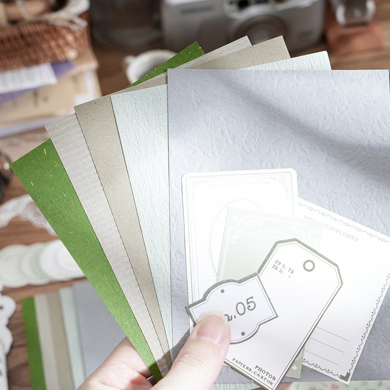 100pcs/pack Material pack Age like song series Literary handbook DIY material decoration bottoming