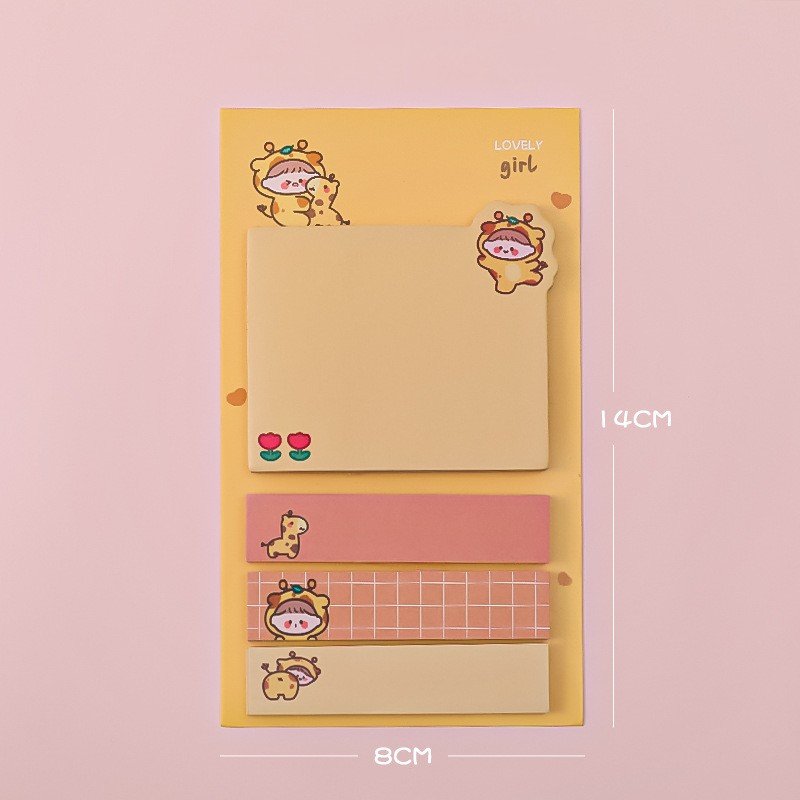 Creative Stationery Animal Sticky Notes Cute Index Cards Message label paper