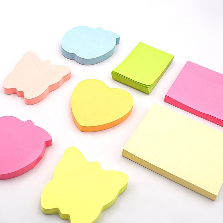 YALONG YLWG10124 Custom Logo Print Children Sticky Notes Stationery School Supplier Pastel Colorful Paper Memo Pads For Students