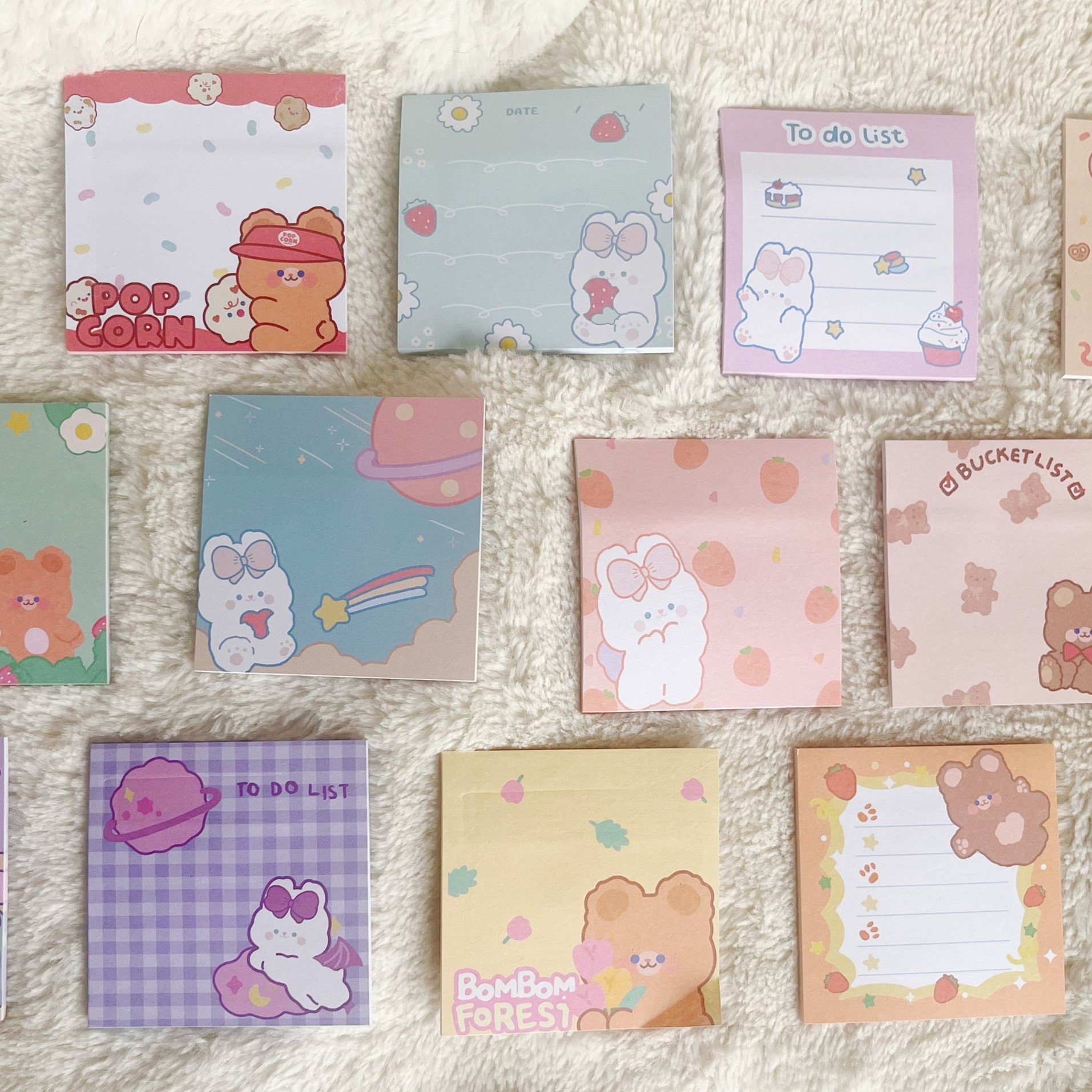 Eco Friendly Notepads Promotional Office Products Memo Kawaii Stationery Journals Block Supplies Sticky Notes