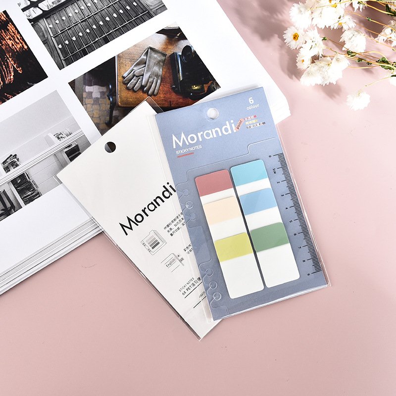 Waterproof Plastic Wholesale Sticky Note Index Label Post Classification Pagination Memo Pads Notebook with Post-tNote Notes