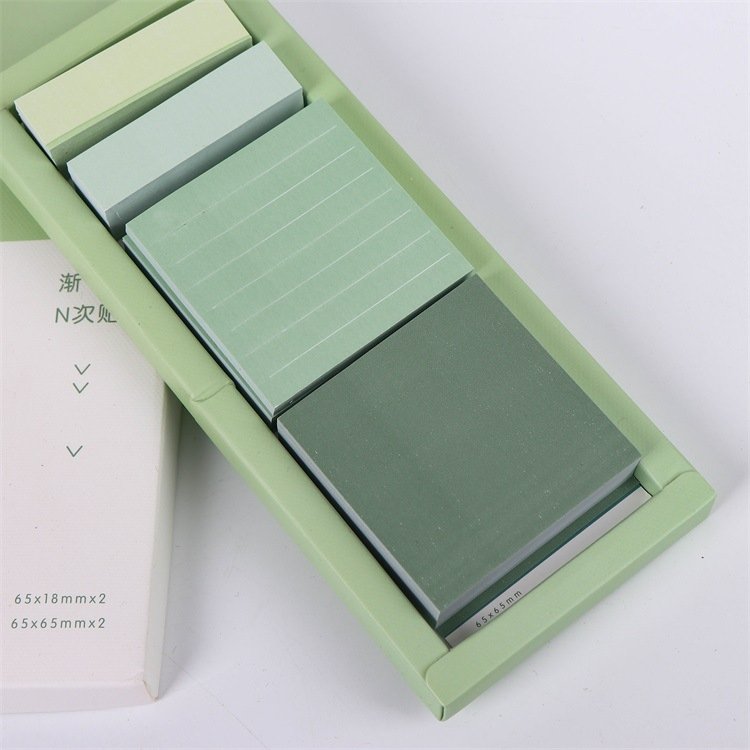 Hot Sale Lovely Note Pad Cartoon Color Creative Memo Pads Portable Mini Sticky Notes Set
