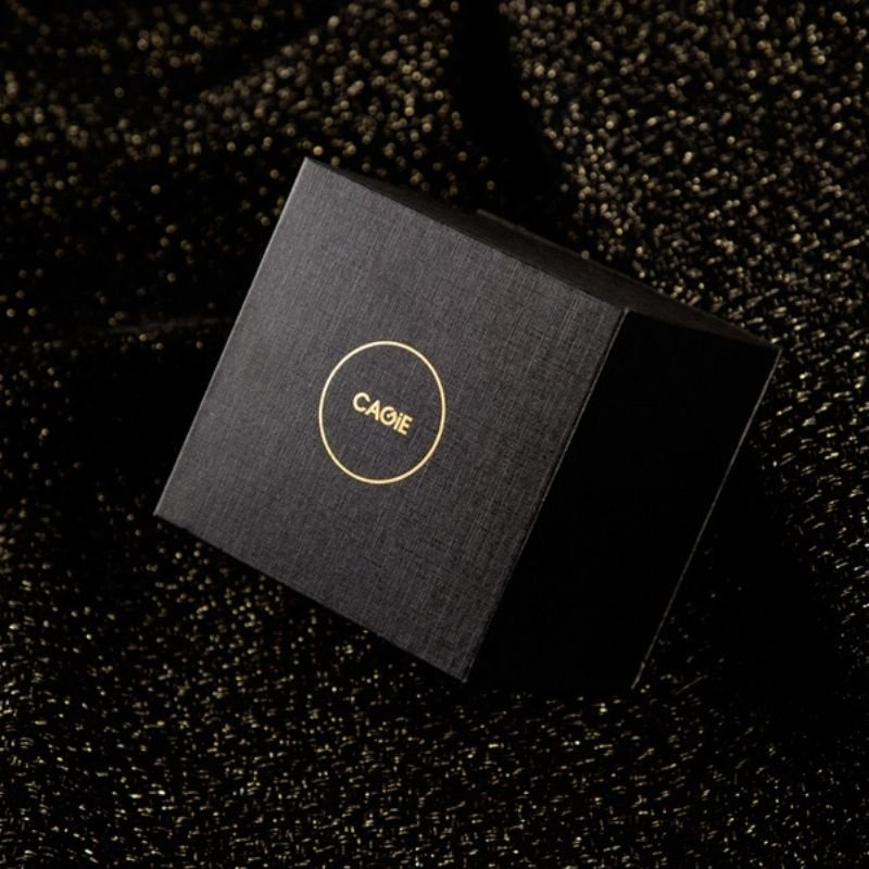 Luxury Hard Cardboard Black Telescope Square Paper Reminder Memo Cube Block Sticky Notes Memo Pads with Index Tabs Box Set