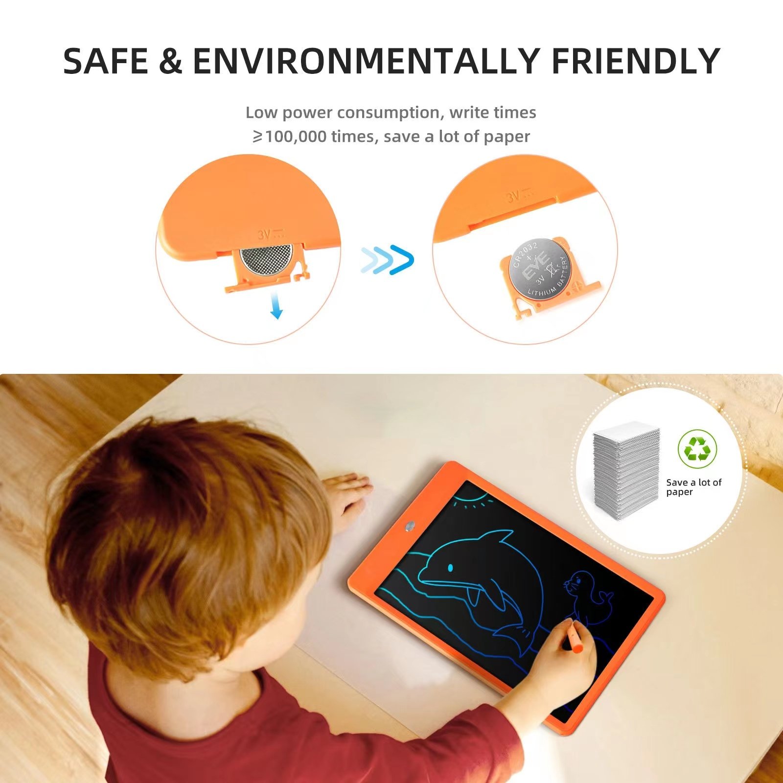 Kids magic writing board lcd writing tablet 8.5/10/12 inch drawing pad for children