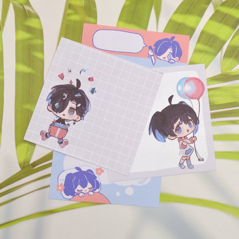 New Trend Factory Small Sticky Notes Customised Cute Kawaii Stationary Mini Sticker Memopad Sticky Notes