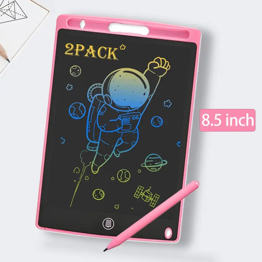 8.5 inch Customized Magnetic LCD writing pad for Kitchen Fridge, magnetic menu planner writing board