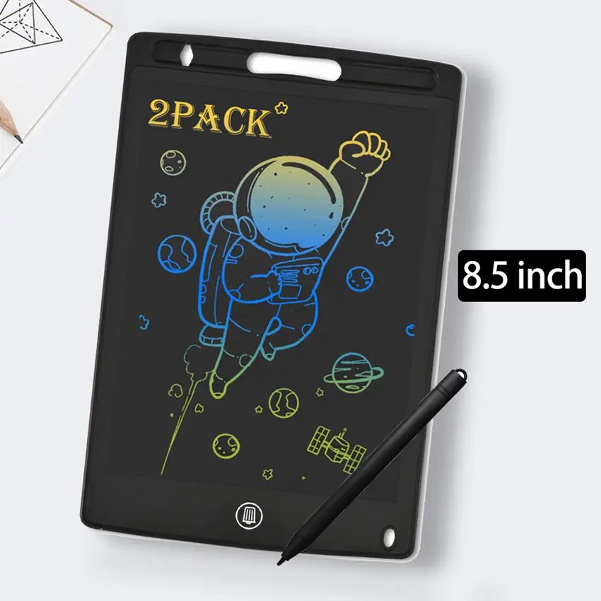 8.5 inch Customized Magnetic LCD writing pad for Kitchen Fridge, magnetic menu planner writing board