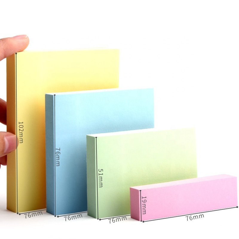 M&G 3*2 100-Page Self-Adhesive Memo Pads Colorful Note Paper Set for School and Office Use Stationery