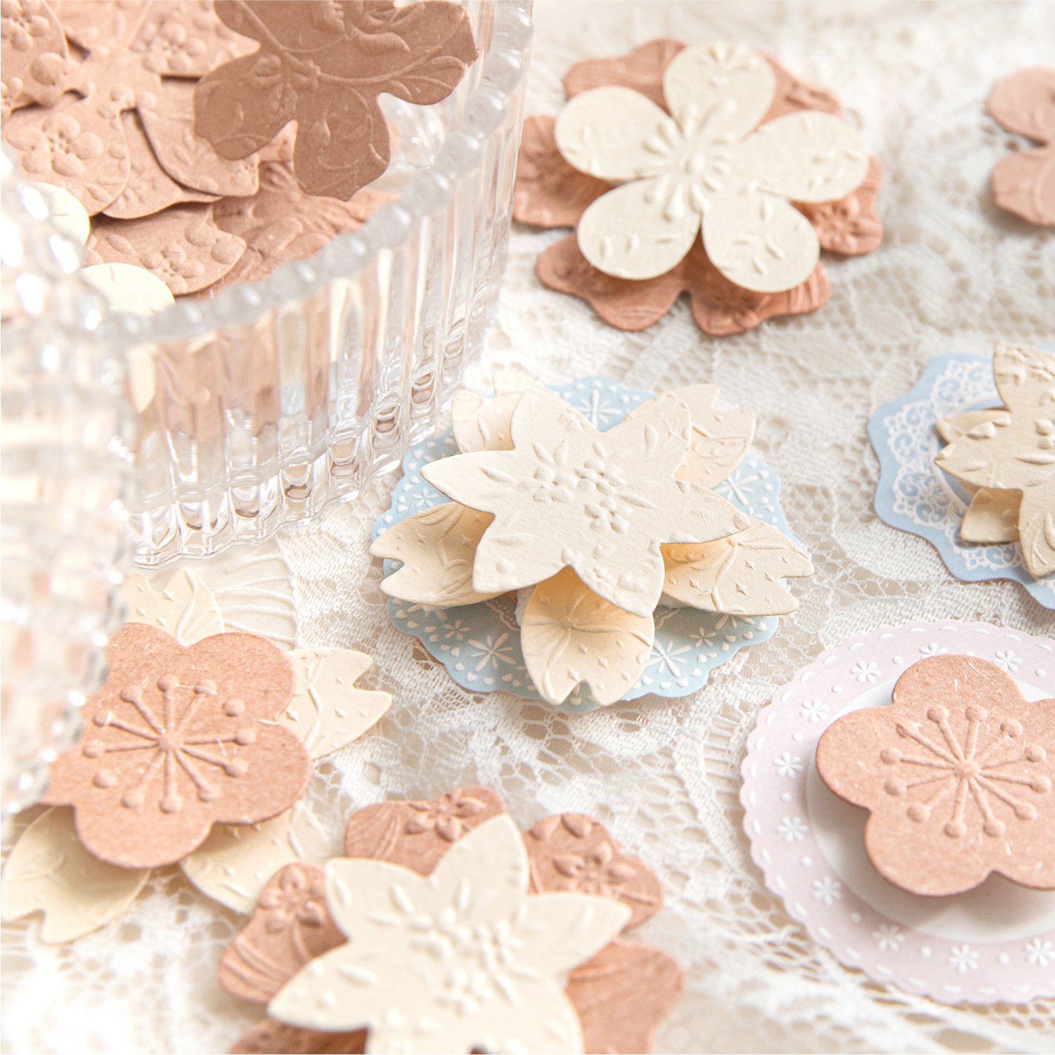 30pcs/pack Material pack Going out for a romantic series Retro handbook DIY material decoration bottoming
