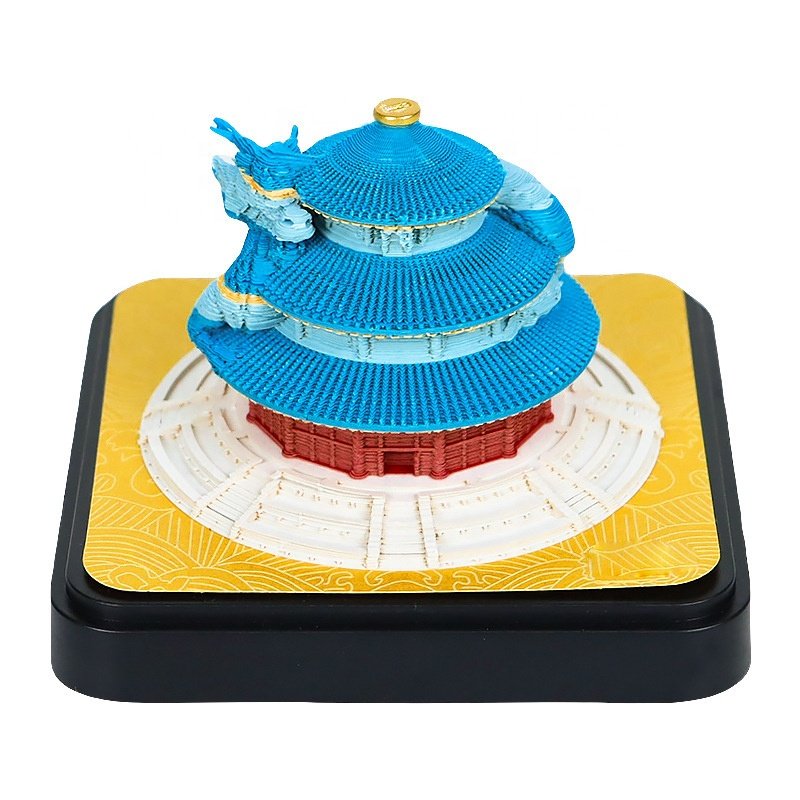 3D Calendar Factory High Quality Custom Memo Pad Layers Torn Block Note Office Decorating Gifting 3D Sticker Note 3D Calendar