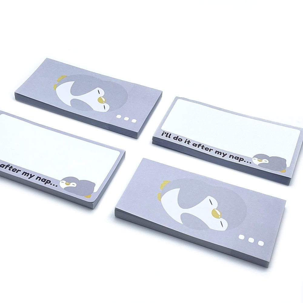Custom Designed Cartoon Printed In A Variety Of Shapes Can Be Torn Paste Memo Pads