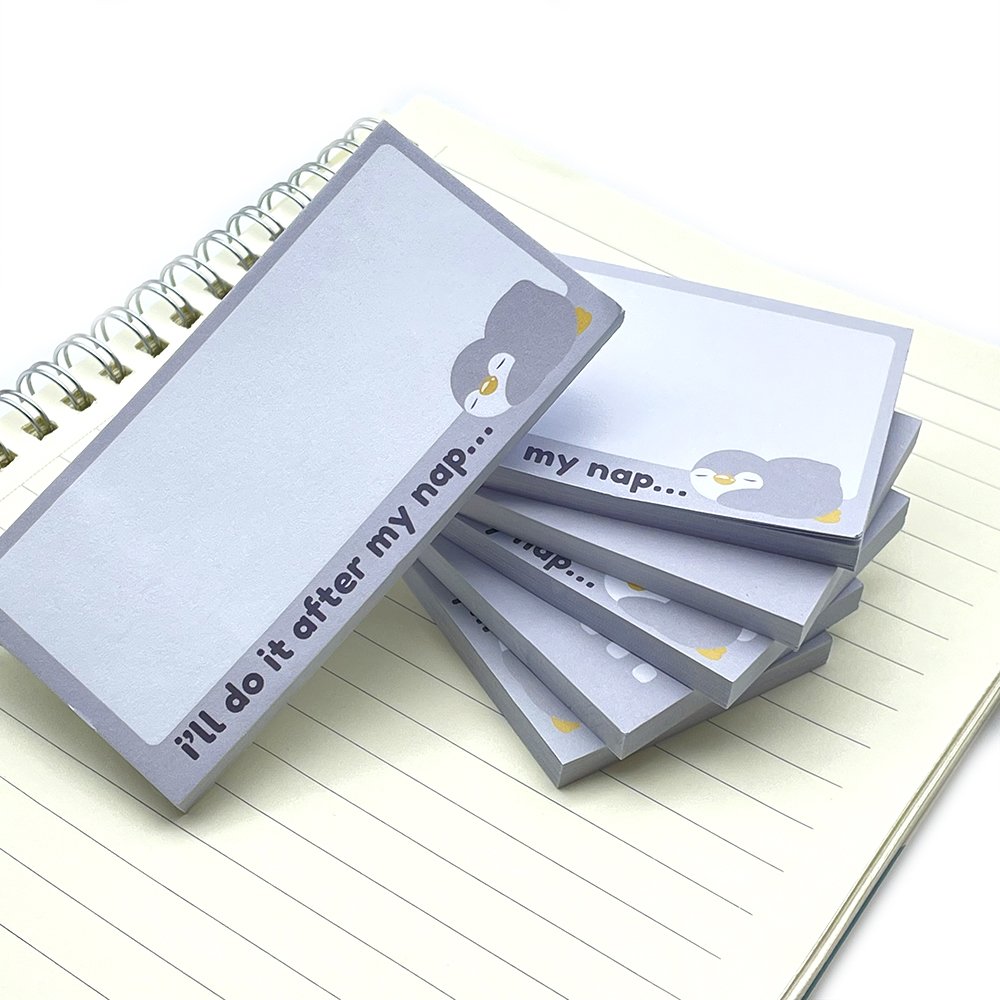 Custom Designed Cartoon Printed In A Variety Of Shapes Can Be Torn Paste Memo Pads