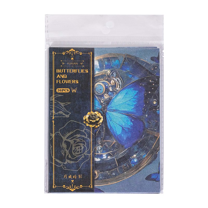 Butterfly Series Decorative Customization Base Hand Account Stationery Scrapbooking Decoration Material Memo Background Paper