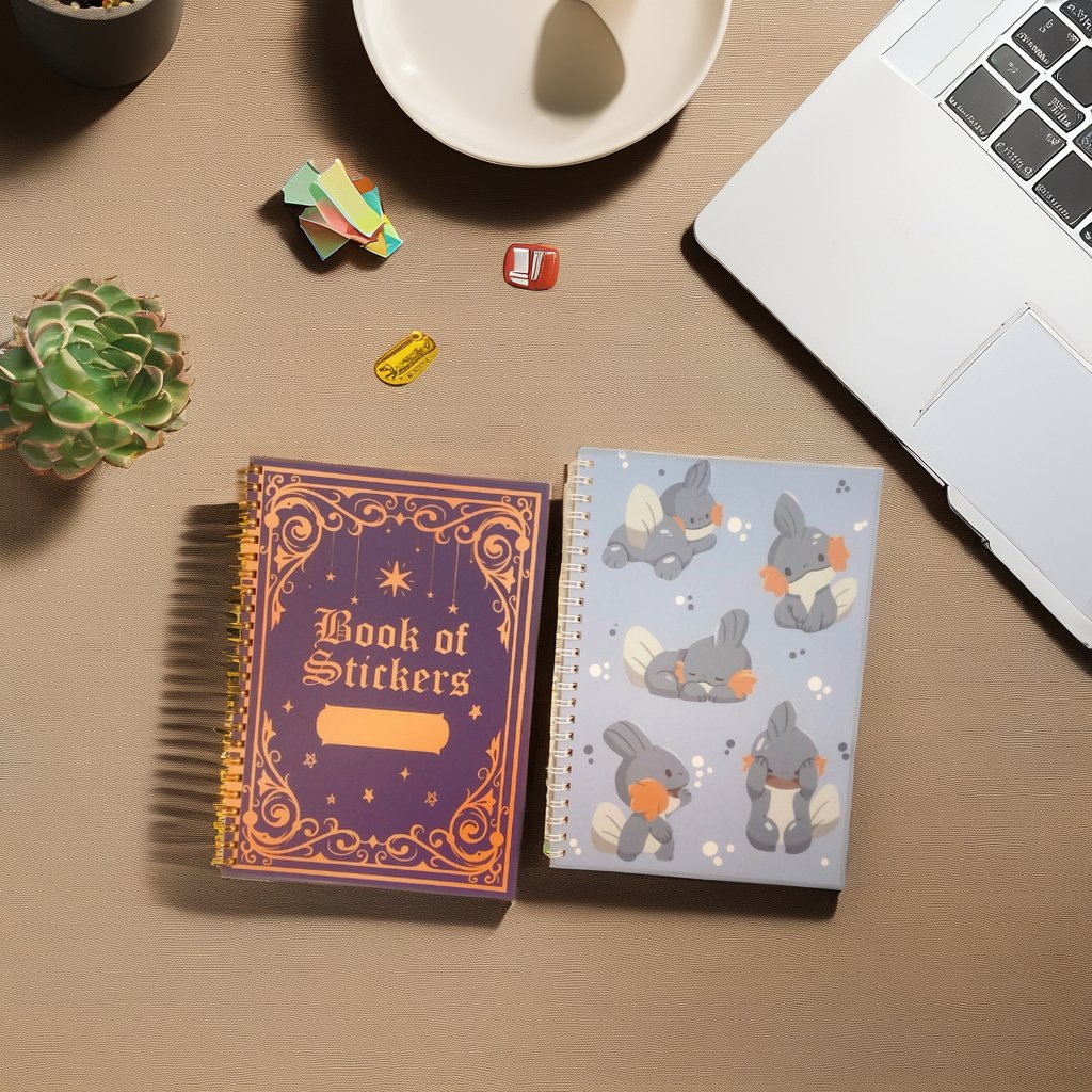 album custom A5 cute release paper sticker book High quality
