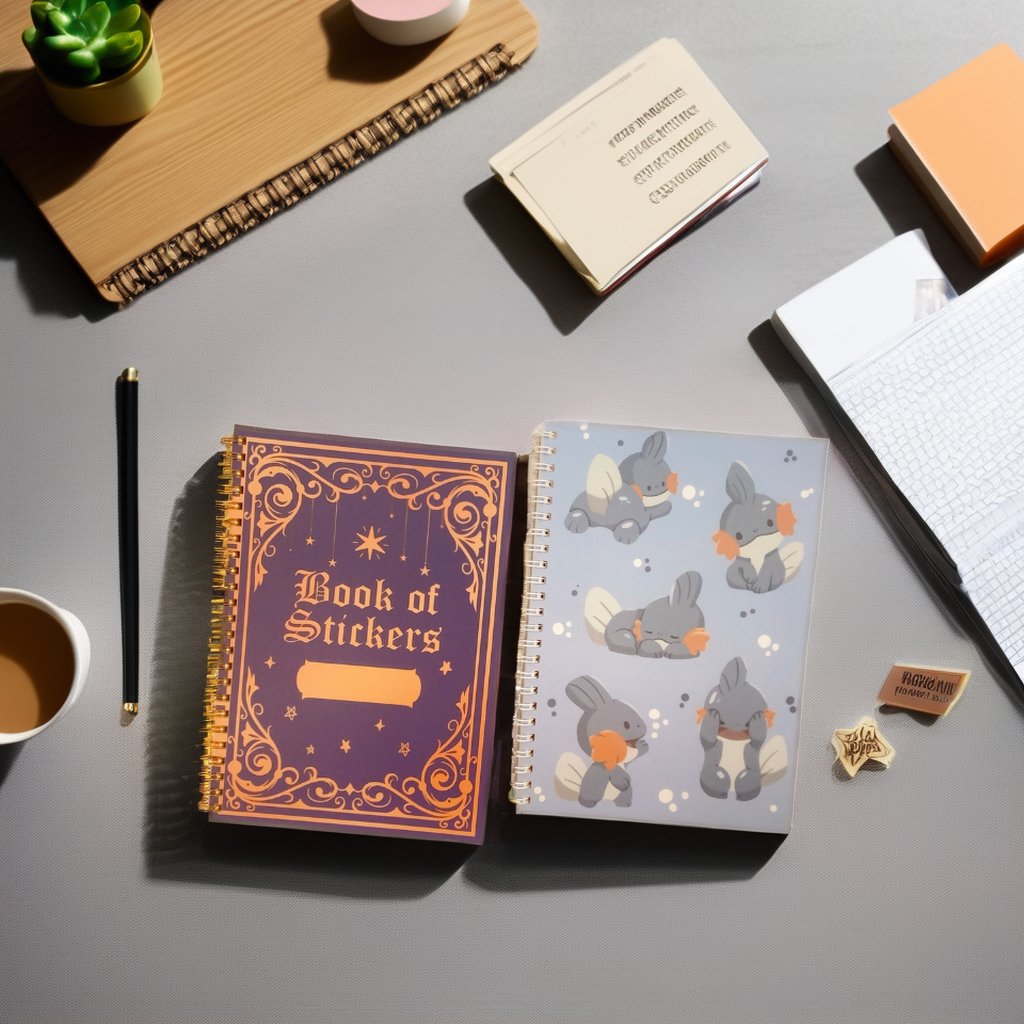 album custom A5 cute release paper sticker book High quality