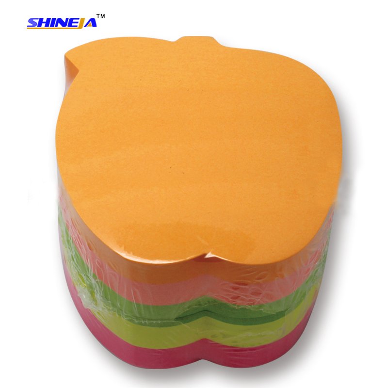 Custom die-cut shaped 400 sheets sticky notes cube in good quality