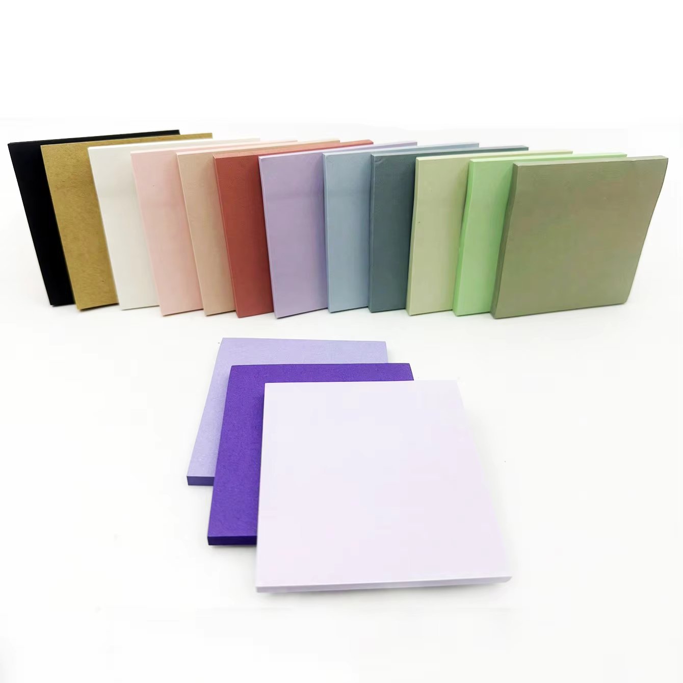 6 sets of color-changing Posted it notes, Morandi children's stationery in bright colors