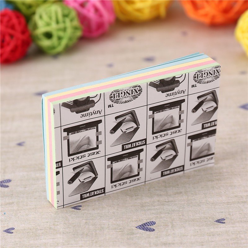 Customizable Natural Paper Mini Sticky Note Machine with 40 Sheet Inner Pages Printed Design Home Office Use Great Promotions