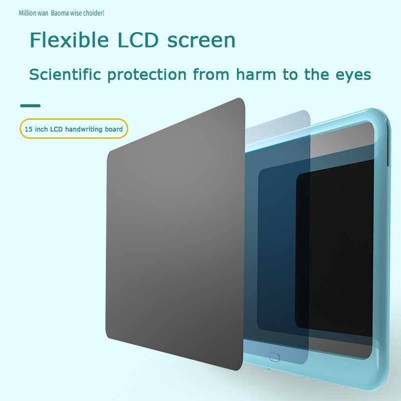 15 inch children's LCD handwriting board, electronic writing board, flexible draft board, graffiti board, drawing board