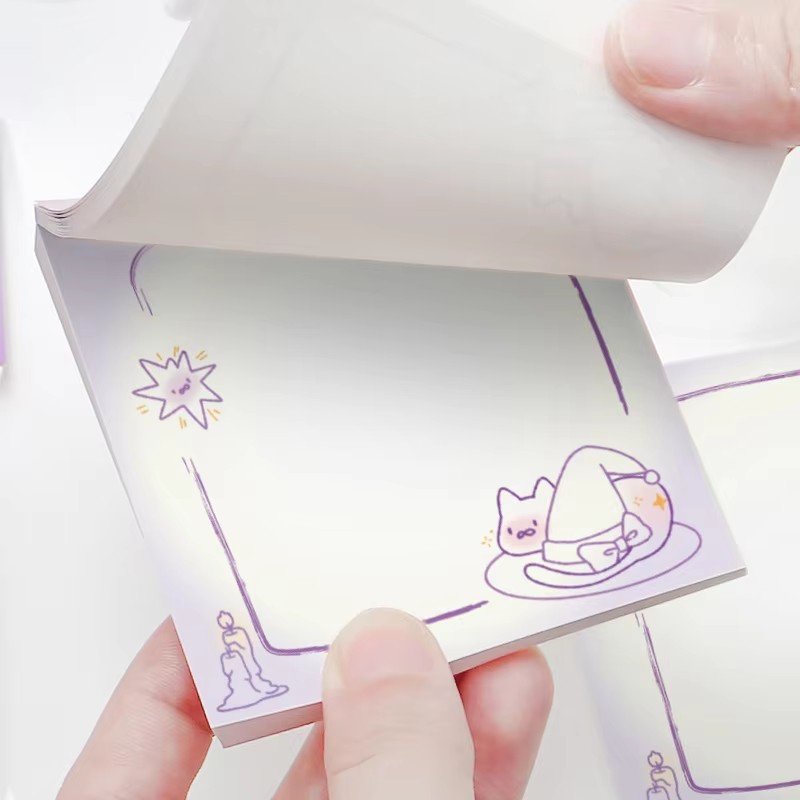 Custom Notepad A5 Adhesive Convenience Stickers School Supplies From Manufacturers Colorful Cute Style Memo Pads Sticky Note