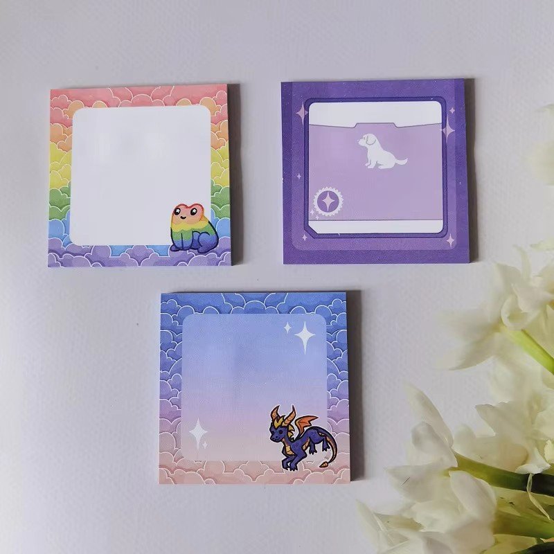 Custom Notepad A5 Adhesive Convenience Stickers School Supplies From Manufacturers Colorful Cute Style Memo Pads Sticky Note