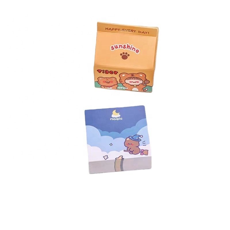 Milk Carton Notepad Cartoon No-sticky Animals Memo Pad Decal Scrapbooking Diy Note Kawaii Stationery School Supplies
