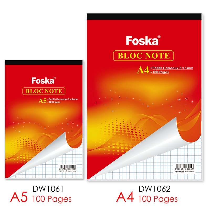 Foska A4/A5 Top glued Tear Away Promotion Advertising Tear Off Hotel Planner Notepad for Company Office Custom Memo Pad