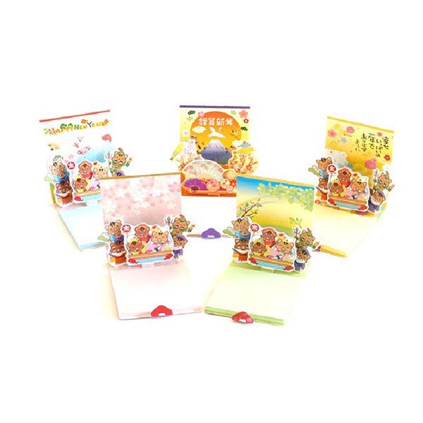 New Style 3D Artistic Sticky Memo Pad for Corporate Promotions Unique Design