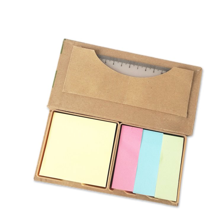 Promotional Spiral Notebook with Color Page Vintage Decorative Logo Printed Personalized Self Sticky Memo Pad Notepad