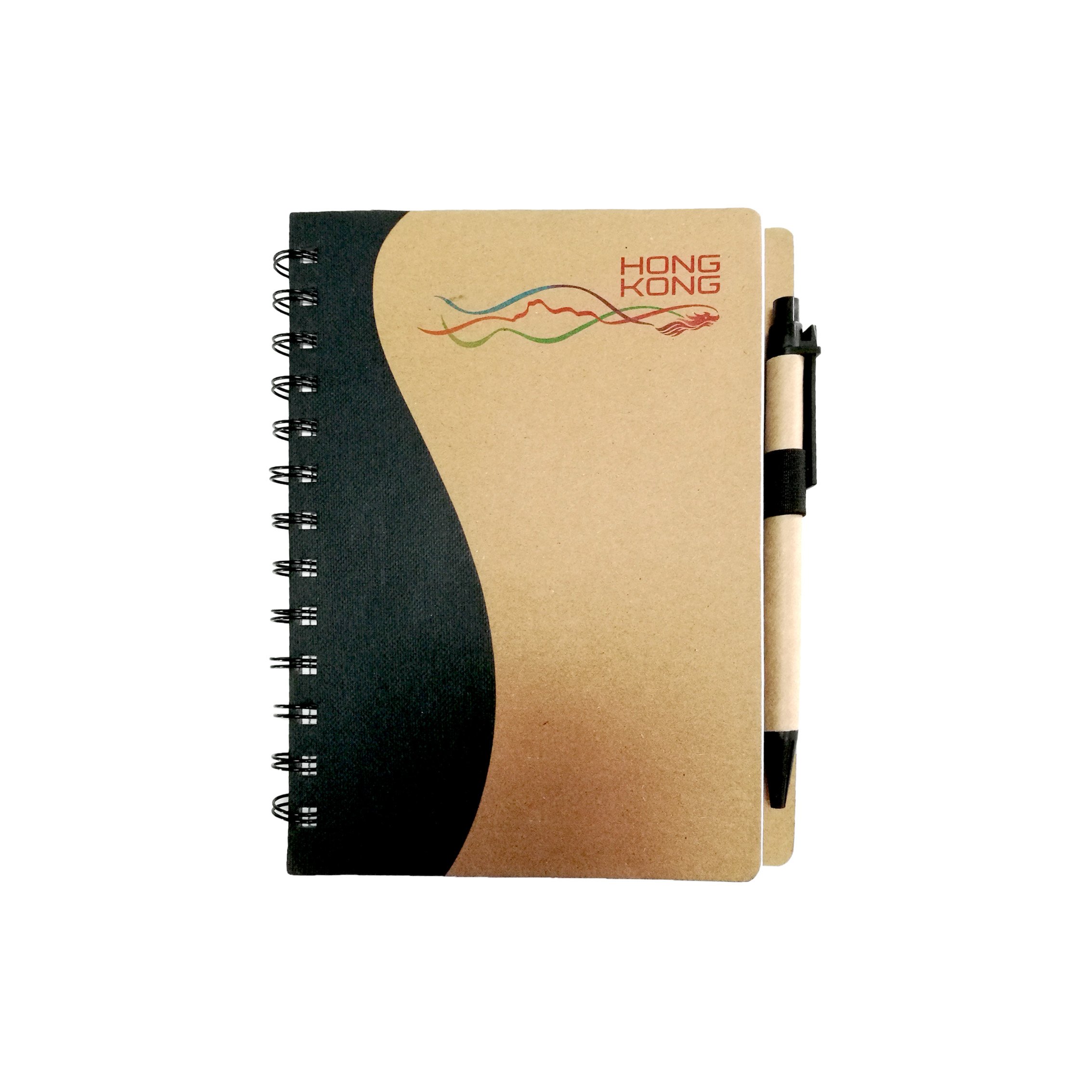 Promotional Spiral Notebook with Color Page Vintage Decorative Logo Printed Personalized Self Sticky Memo Pad Notepad