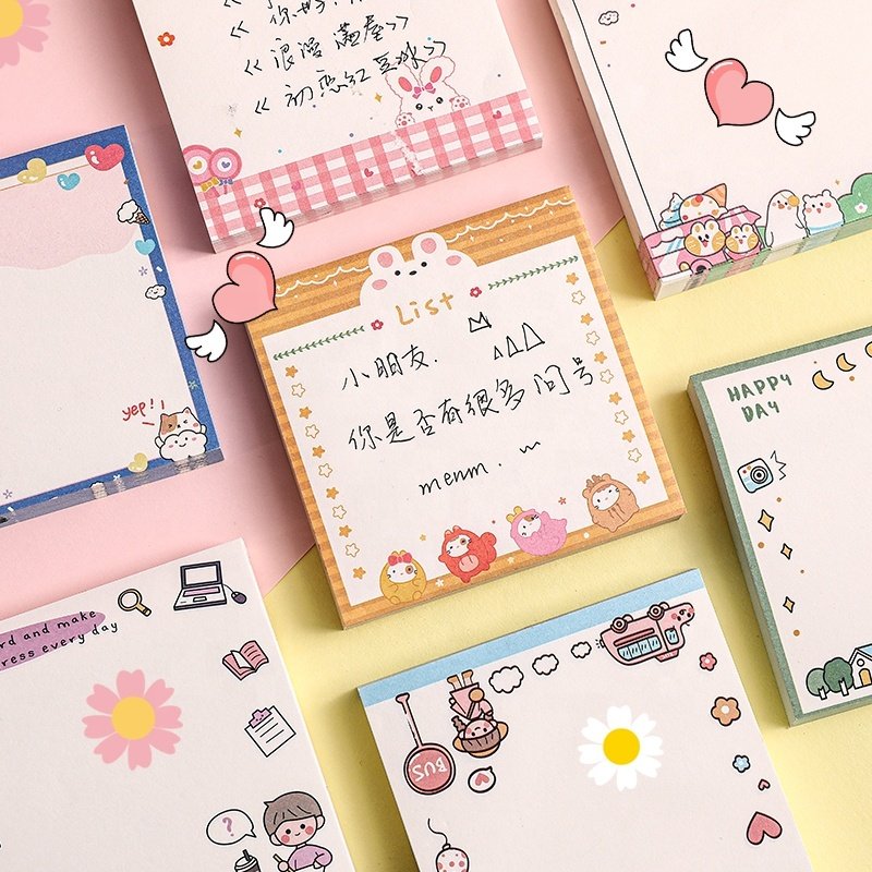 Student Stationery And Gift Wholesale Sticky Note Leaves Pattern For Decoration