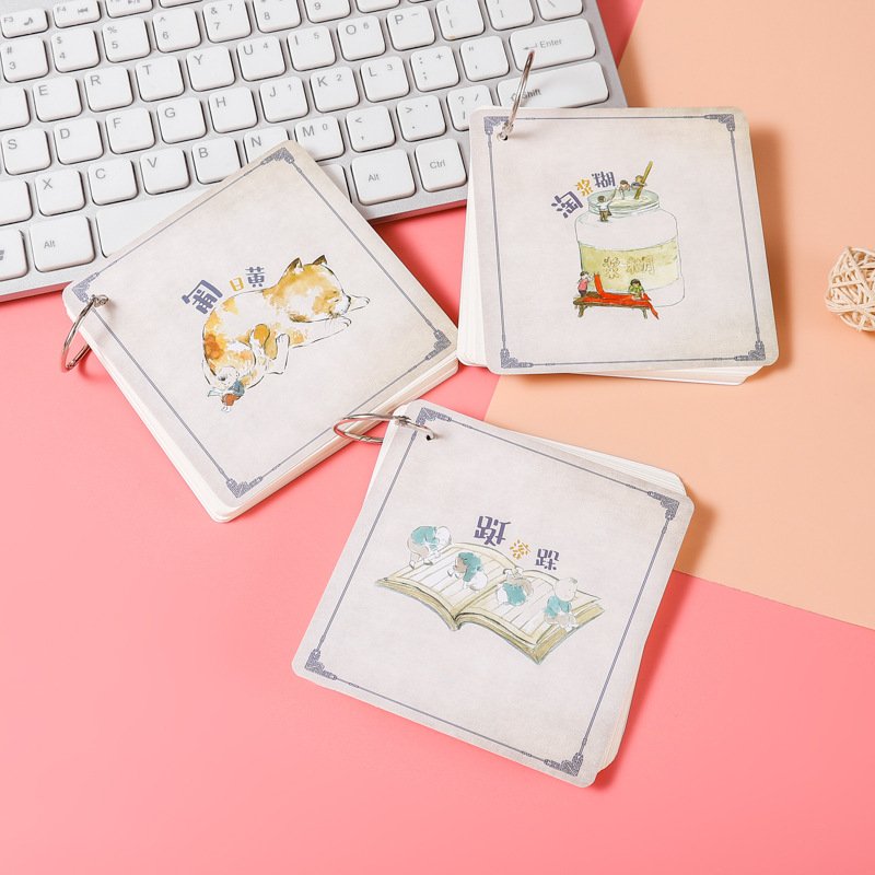 Customized High Quality Notes Pad Memo Pads Kawaii Cube Kraft Paper Journal Sticky Note Set
