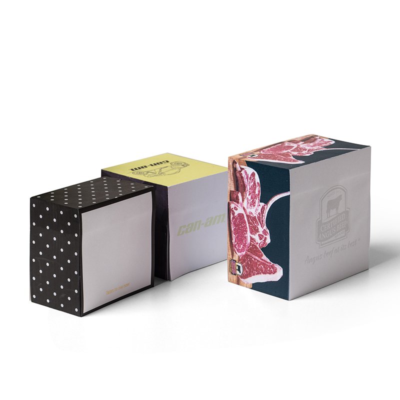 Customized Memo Pad Cube Sticky Notes with Wooden Pallet shaped sticky notes