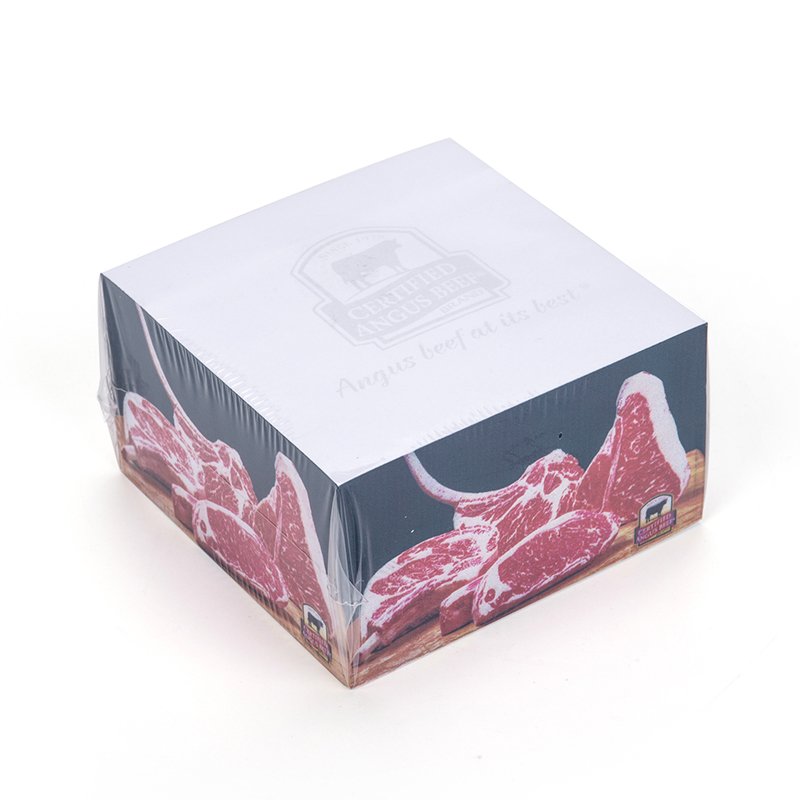 Customized Memo Pad Cube Sticky Notes with Wooden Pallet shaped sticky notes