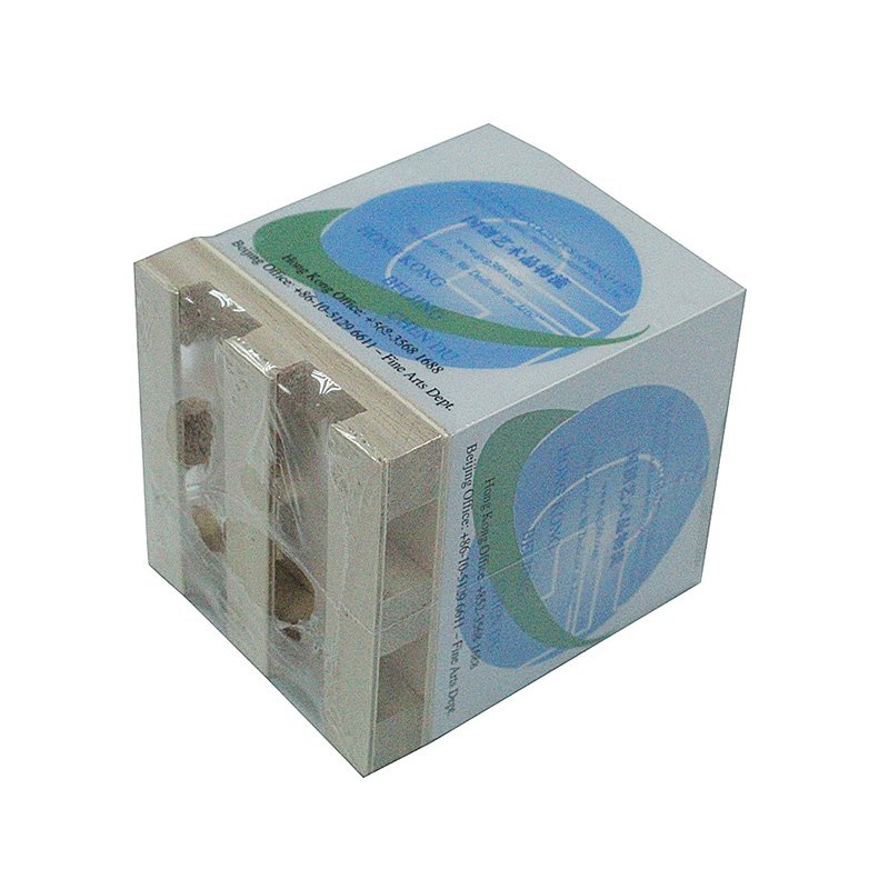 Customized Memo Pad Cube Sticky Notes with Wooden Pallet shaped sticky notes