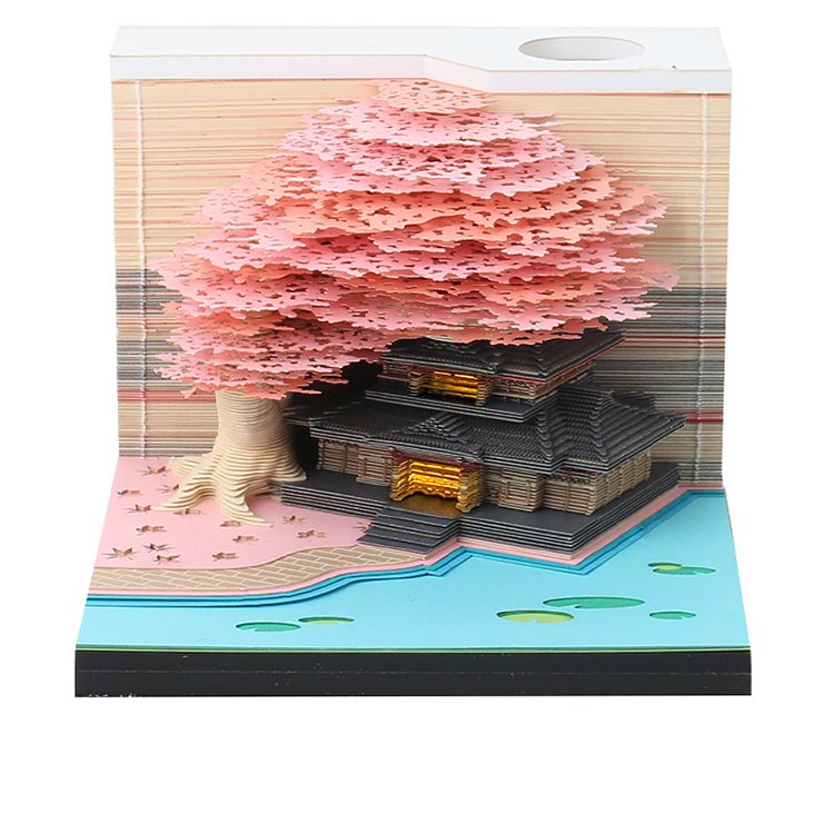Wholesale Customized 3D Memo Pad Art Notepad Paper Craft Kawaii Anime Custom Sticky Note Memo Pads
